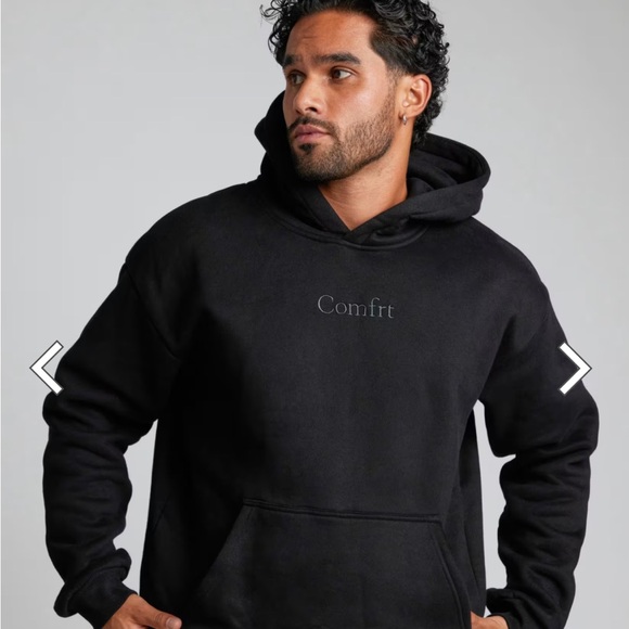 NWOT - 2 piece comfrt Black signature Hoodie & sweatpants - Picture 2 of 3